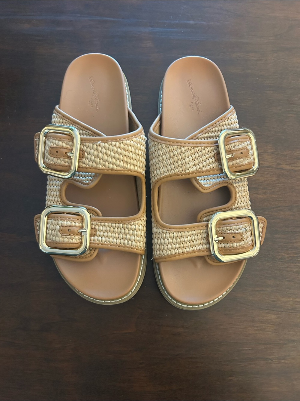 Women’s Universal Thread Collin Double-buckle slide sandal